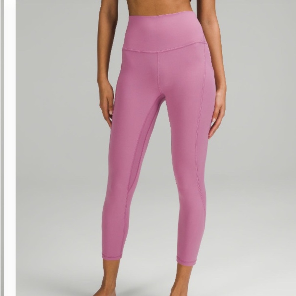 lululemon athletica High-Waisted Leggings Velvet Dust Color Size 14